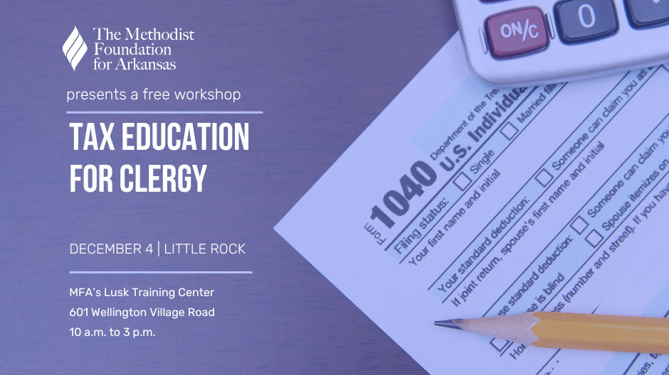 Tax Education for Clergy (Little Rock)