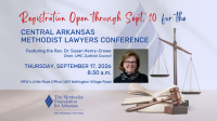 2026 Central Arkansas Methodist Lawyers Conference graphic